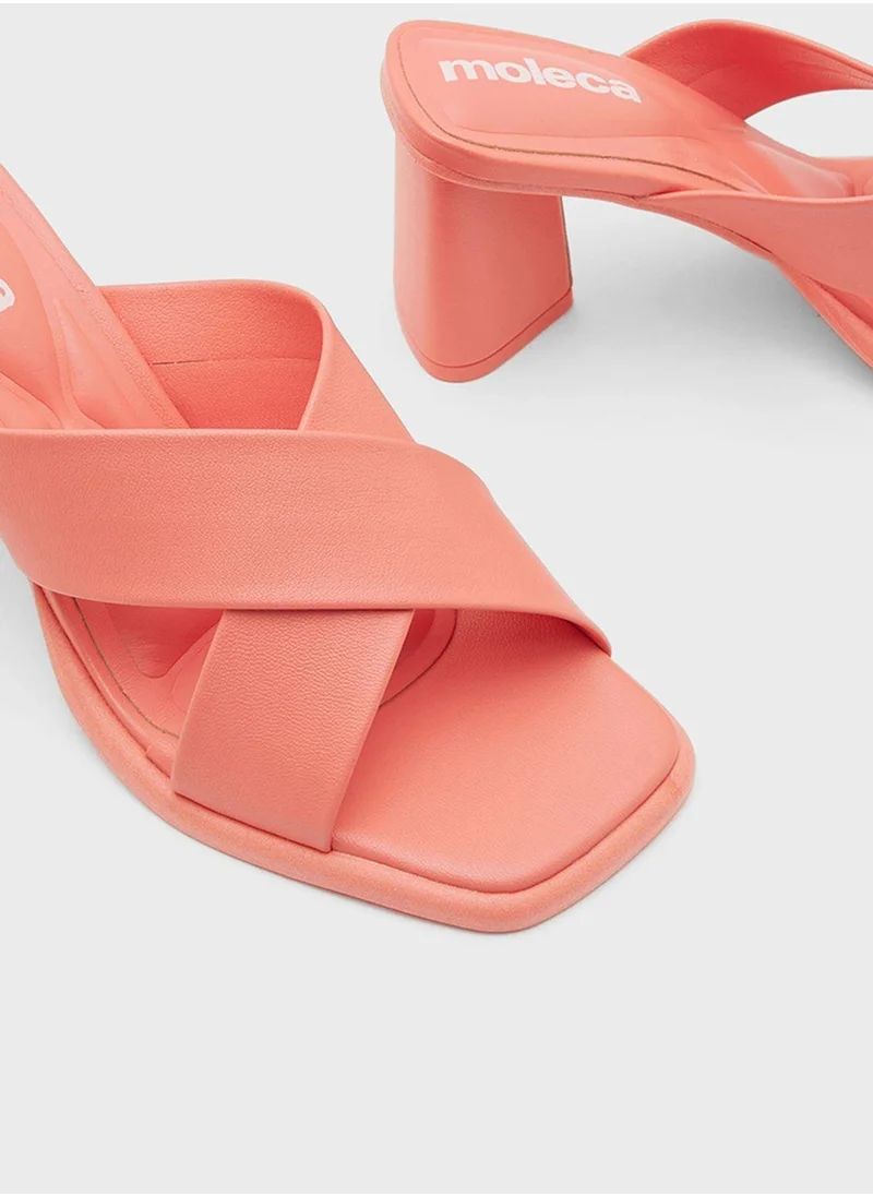 MOLECA Grisi Ankle Strap High Heel Sandal