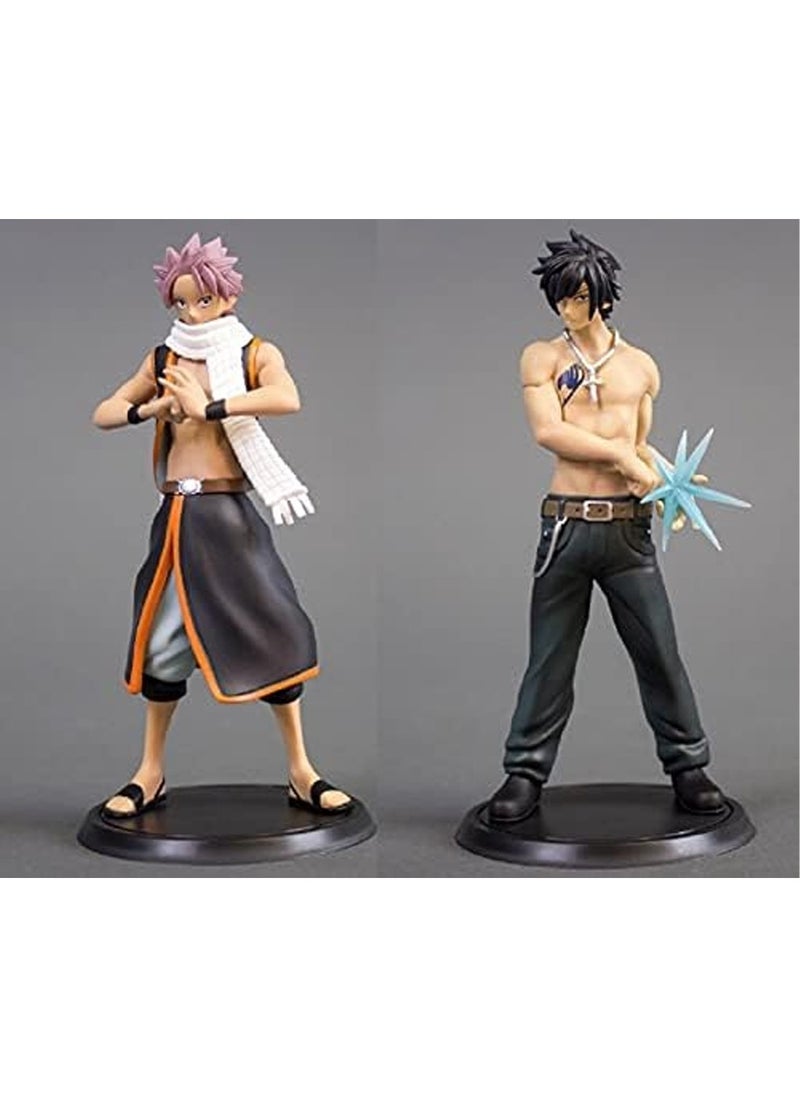 Generic - Zsjb 4pcs Set Exquisite Japanese Anime Fairy Tail Figurine Natsu Dragnir - Image 1