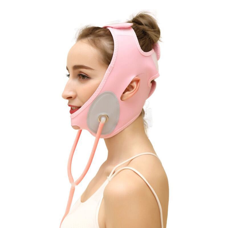 Inflatable Face-lift Belt Face Slimming Band V-line Cheek Double Chin Reducer Face Shaper Tape - Image 5