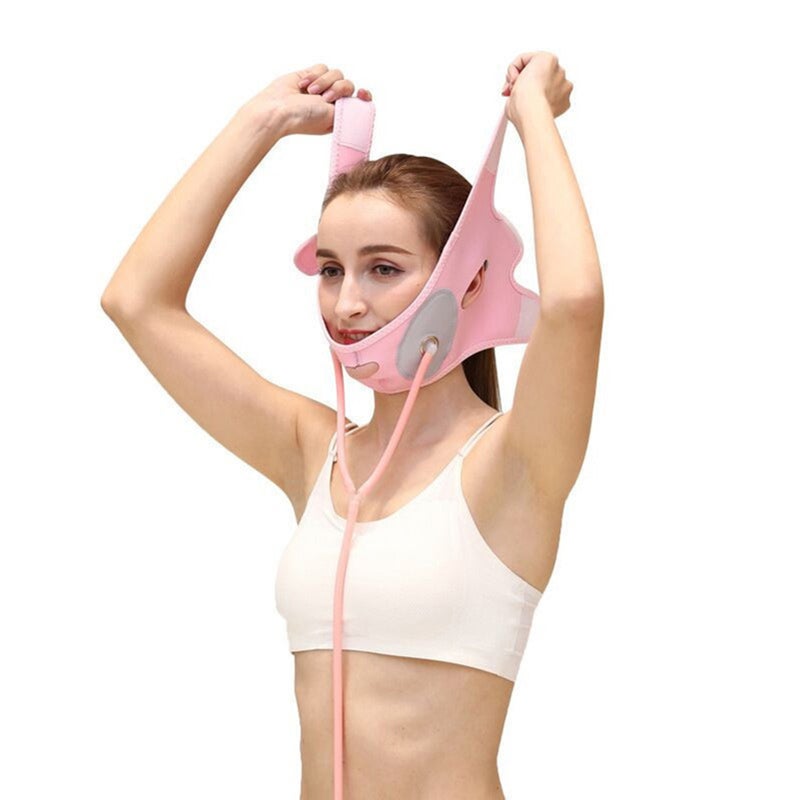 Inflatable Face-lift Belt Face Slimming Band V-line Cheek Double Chin Reducer Face Shaper Tape - Image 2