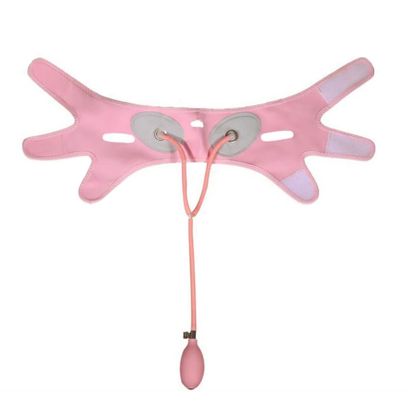 Inflatable Face-lift Belt Face Slimming Band V-line Cheek Double Chin Reducer Face Shaper Tape - Image 1