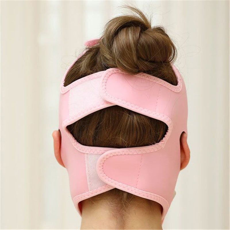 Inflatable Face-lift Belt Face Slimming Band V-line Cheek Double Chin Reducer Face Shaper Tape - Image 3