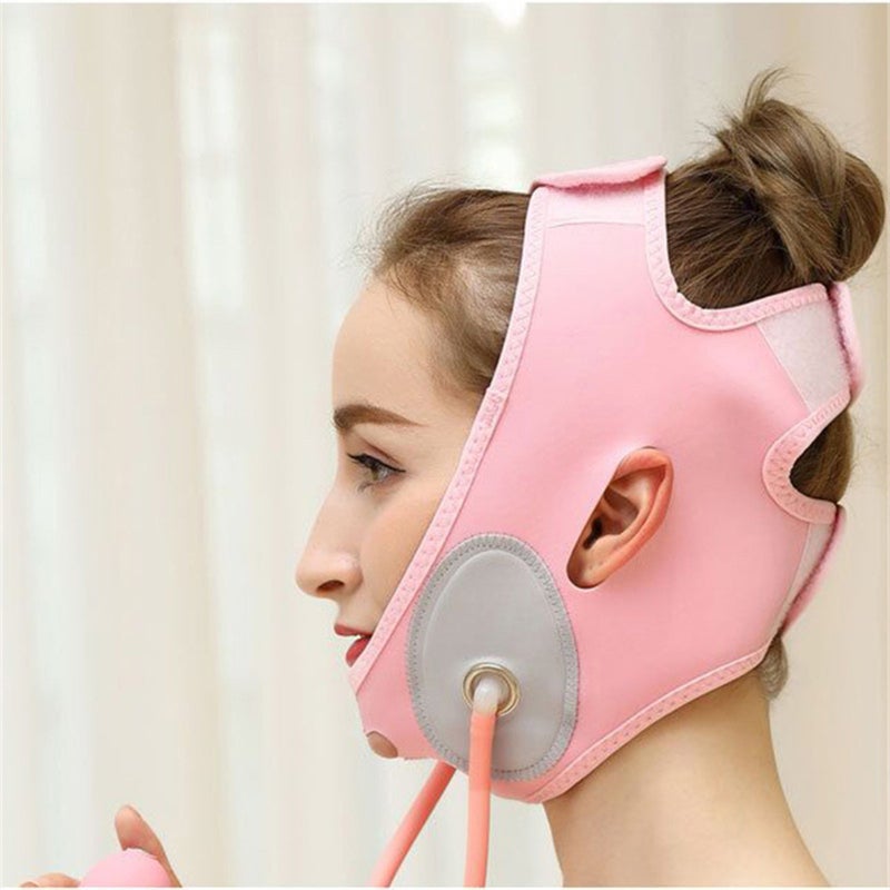 Inflatable Face-lift Belt Face Slimming Band V-line Cheek Double Chin Reducer Face Shaper Tape - Image 4