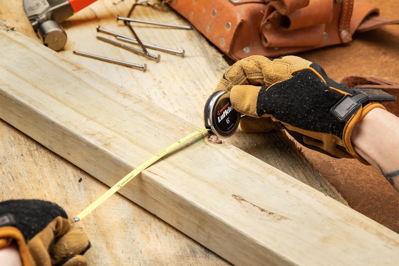 Lufkin Crescent Lufkin 1/4" x 6' Executive® Diameter Yellow Clad A19 Blade Pocket Tape Measure - W606PD - Image 5