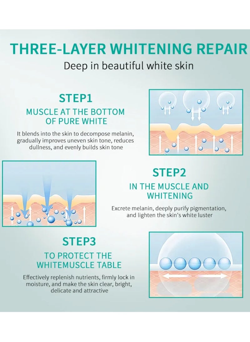 lakerain كريم يواننان العشبي لإزالة البقع البيضاء مضاد للنمش ومضاد للشيخوخة لتفتيح البقع الداكنة والخطوط الدقيقة وكريم بقع الشمس مرطب ومغذي وملطف للبشرة وتفتيح وإزالة النمش كريم الكلف 20 جرام - Image 5