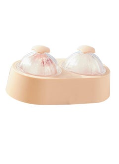 Thoraya Dual Ice Ball Mold Round Ice Tray Ice Cube Mold Tray with Lid Cover for Kitchen Home Cocktail Coffee Whiskey Sakura Pink  - Image 3
