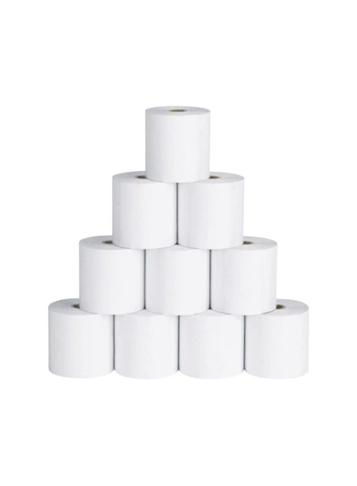 ورق طابعة الإيصالات الحرارية 80 مم 70 مم (عبوة من 10 لفات) - Image 1