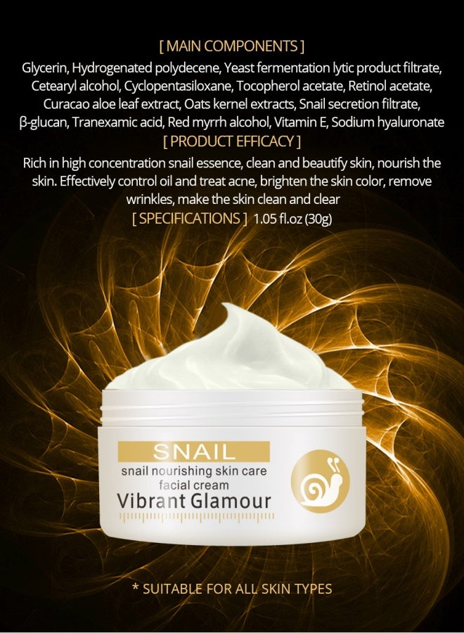 SNAIL VIBRANT GLAMOUR Snail Anti-Wrinkle Cream - Image 4