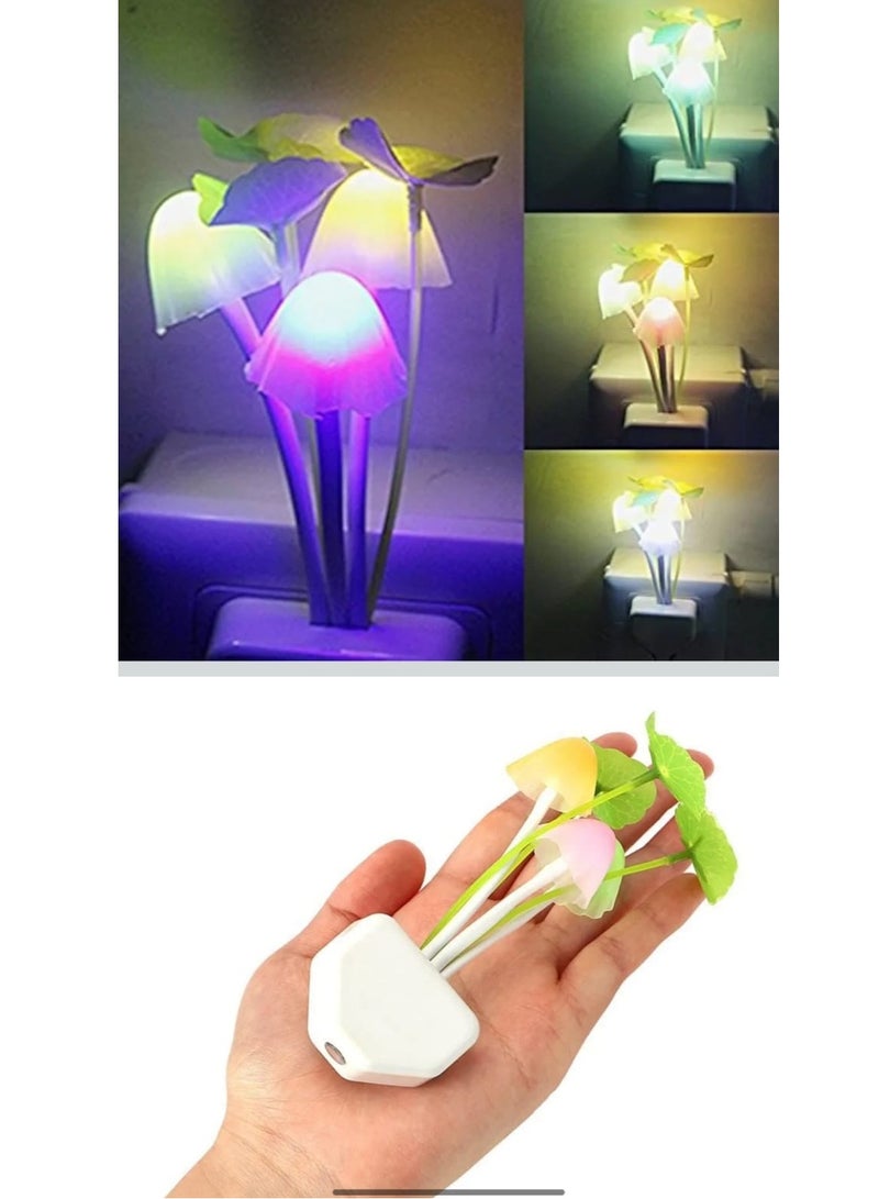 Mushroom Design LED Night Light with Automatic Sensor – Multicolor Imported - Image 2