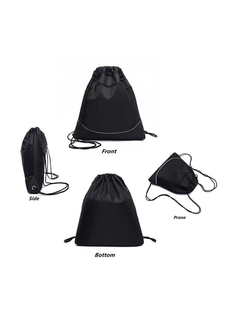 SYOSI - Drawstring pocket backpack, men's and women's outdoor travel sports backpack, basketball football swimming riding bag - Image 1