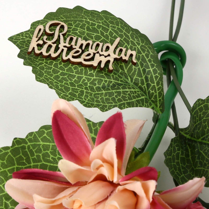 BinaryABC Eid Ramadan Kareem Wooden Ornament Decorations Muslim Party Decorations 15Pcs - Image 5