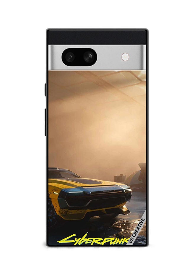 VR CREATIVE Protective Case Cover For Google Pixel 7a Cyberpunk Design Multicolour - Image 1