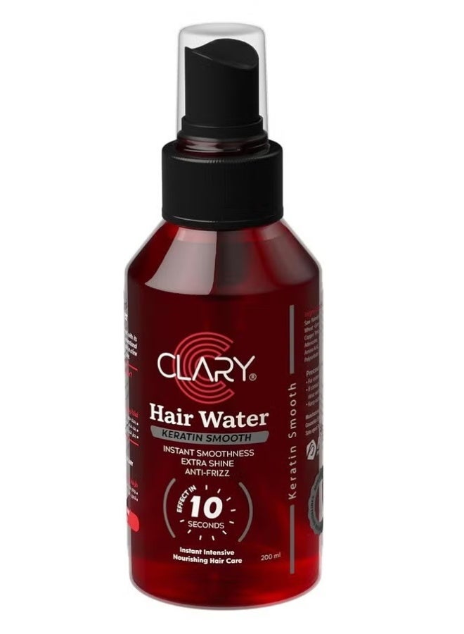 CLARY Hair Water Keratin Smooth Anti-Frizz 200ml