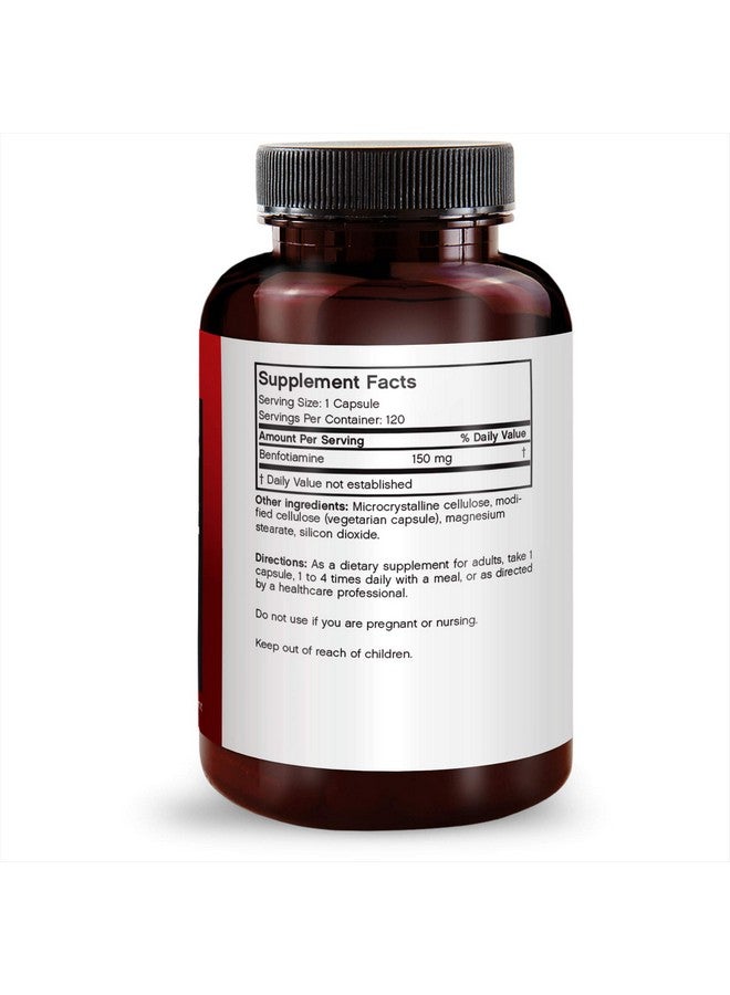 Futurebiotics Benfotiamine 150 mg 120 Vegetarian Capsules - Image 2