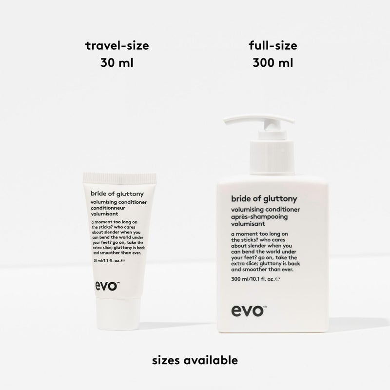 EVO Bride Of Gluttony Volumizing Conditioner - Travel Size Lightweight Conditioner To Maintain Fullness & Strengthen Fine Hair - 1.1fl.oz - Image 4