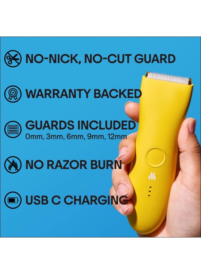 ميريديان مجموعة ازالة شعر الجسم والعانة الكهربائية مع شفرة بديلة واحدة  لاسلكية ومقاومة للماء وقابلة لإعادة الشحن - Image 2