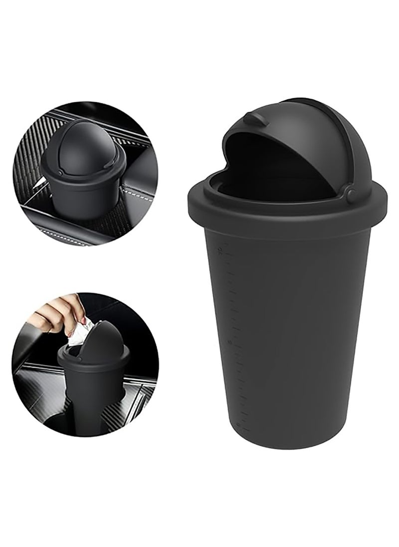LIMITLESS Car Trash Cup Holder Trash Bin, Garbage Mini Can, Bin Trash Container Fits Auto Home Office Mini Car Accessories Trash Bin Car, For Car  - Image 1