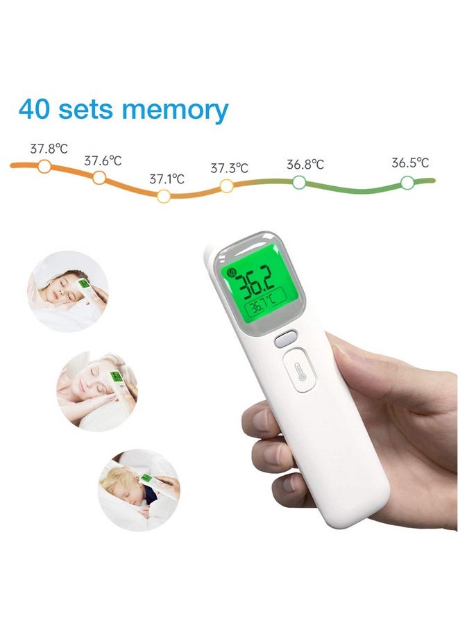 Wellue - Touchless Baby Thermometer Infrared Forehead And Ear Thermometer Medical Temporal Thermometer For Adults Kids Babies Large Lcd Screen Memory Stroage And Fever Alarm - Image 1