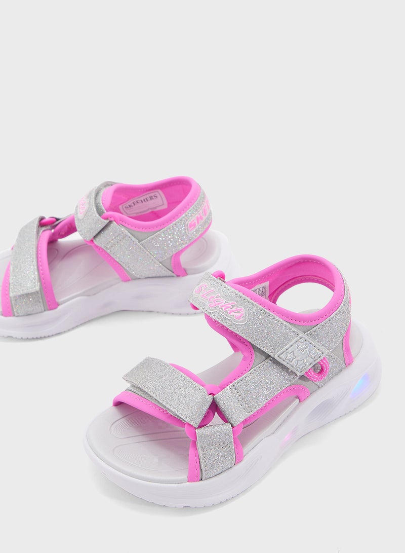 SKECHERS Kids Sola Glow Sandal  - Image 5
