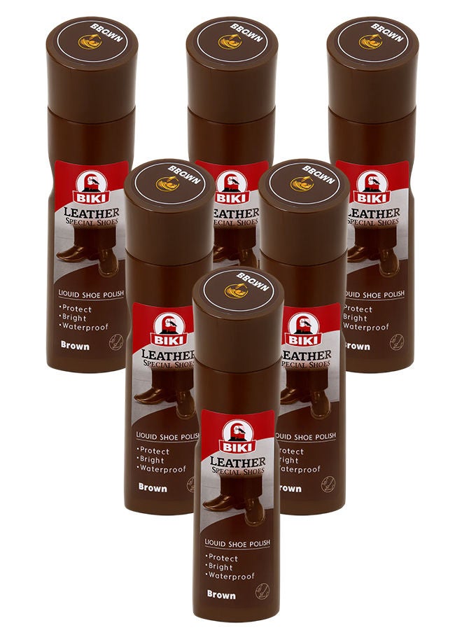بيكي ملمع أحذية جلد سائل 6 × 75 مل