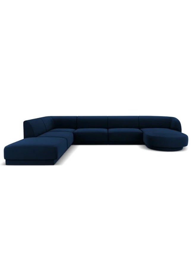 KUSTOMDECO Luxury U-Shaped Velvet Upholstered Sofa - Customizable Sectional Sofa for Living Room, Premium Upholstery, L-Shape Design - Image 4