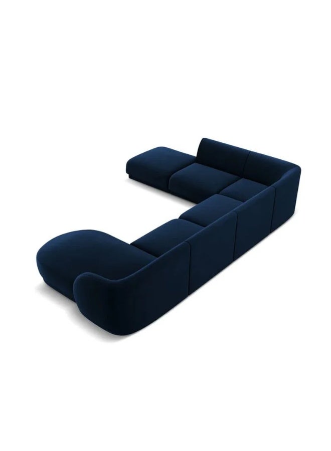 KUSTOMDECO Luxury U-Shaped Velvet Upholstered Sofa - Customizable Sectional Sofa for Living Room, Premium Upholstery, L-Shape Design - Image 5