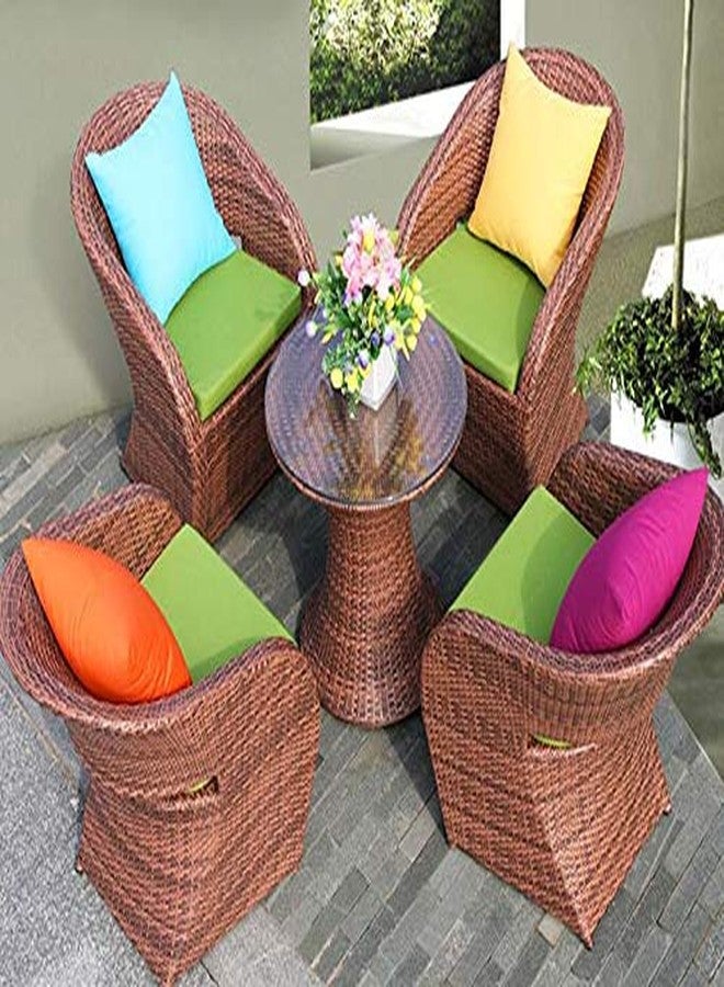 Augld 2Pack Outdoor/Indoor Throw Pillow Cover, Waterproof Solid Pillow Case Navy 20"x20" - Image 4