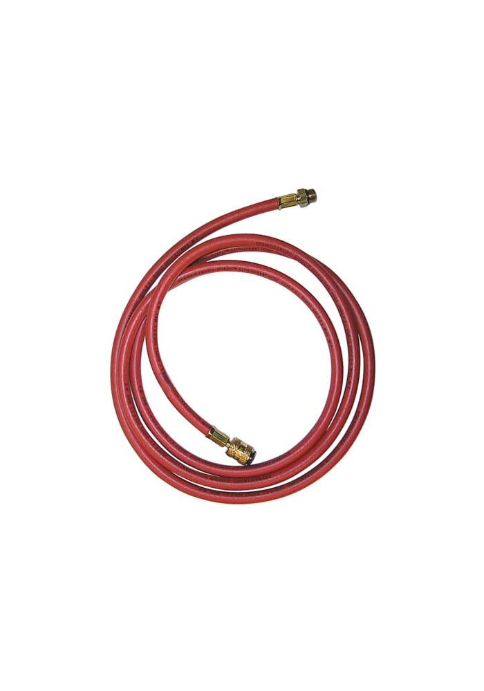 Robinair 63096 96Inch Long Red EnviroGuard Hose 14mm X 12 Inch ACME Fittings For R134A Use - Image 1