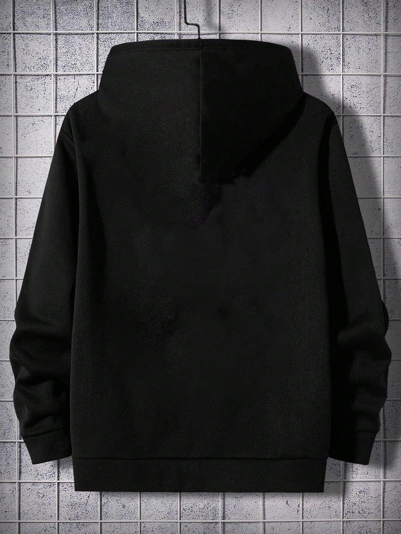 LookMark Men Sweatshirts || Sweatshirts for Men || Unisex Sweatshirts-Black-AZ-LM-OG-MT28 Black-L - Image 2