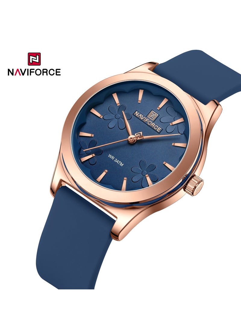 NAVIFORCE - Elegant Analog Watch with Stylish Dial Design Durable Strap Water Resistant Timepiece for Everyday and Formal Wear - Image 1