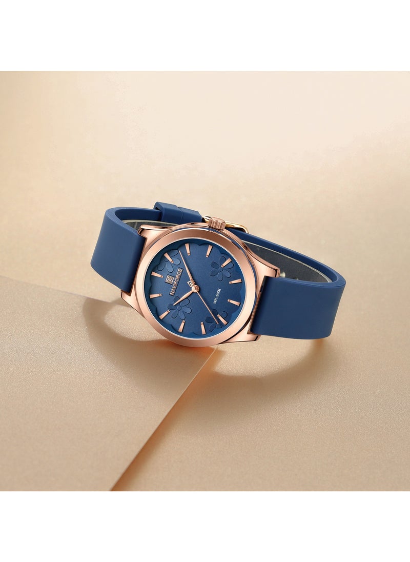 NAVIFORCE - Elegant Analog Watch with Stylish Dial Design Durable Strap Water Resistant Timepiece for Everyday and Formal Wear - Image 1