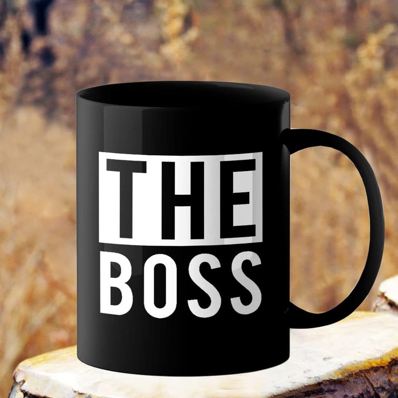 YaaNaa Printed Valentine Day Coffee Mug The Boss Valentine Gift for Womens Girls Couples Loved Ones Mens Boys Friend R4047BP - Image 3