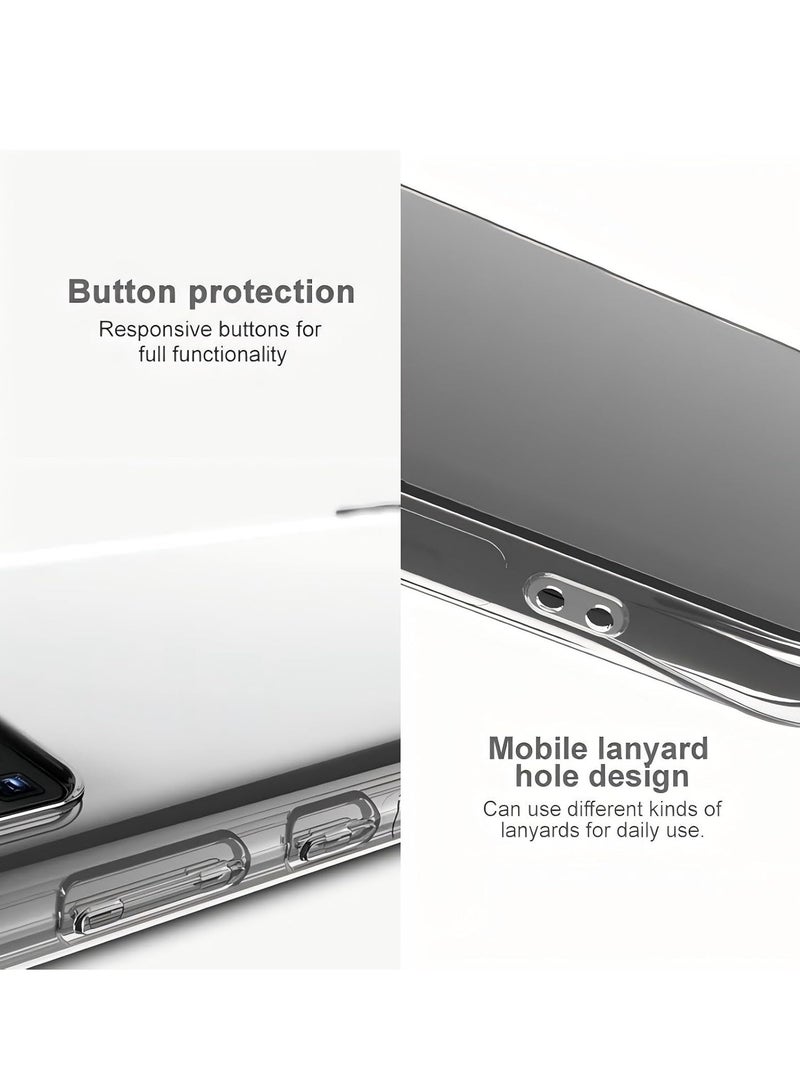 Case for Samsung Galaxy S25 Plus / S25+, Anti-Yellowing, with 4 Corners Shock-Absorption Flexible Clear TPU Rubber Protective Cell Phone Cover - Image 5