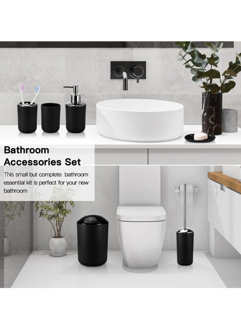 Bathroom Accessories Set 6 Piece Housewarming Gifts Set Premium Bathroom Accessory Set Includes Toothbrush Holder Soap Dispenser Tumbler Soap Dish Toilet Brush Holder Trash Can - pzsku/ZE3DDDF0C665AE790AD42Z/45/_/1740467960/d111ada5-3cad-477d-b793-b9f7e8e91099