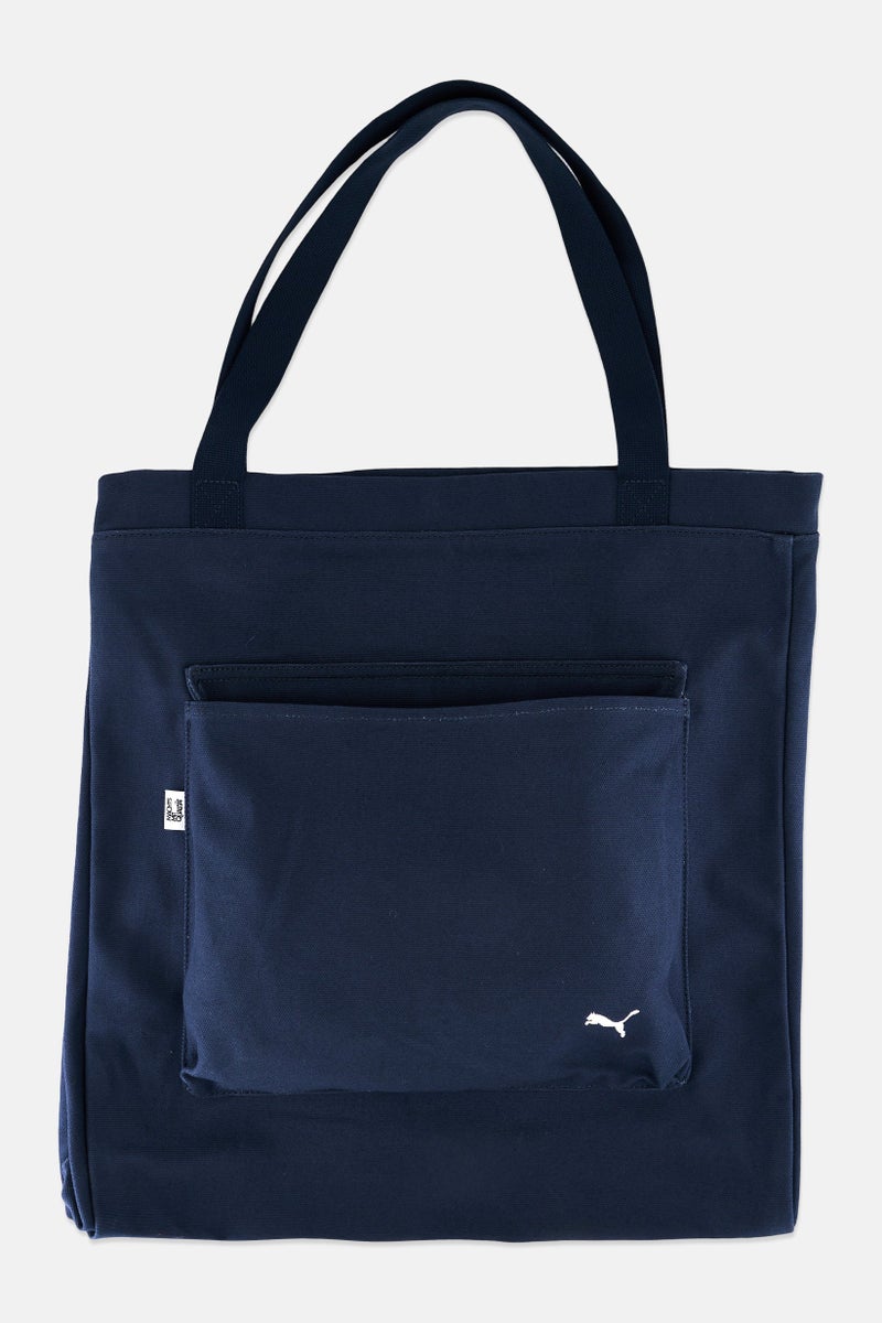 Puma x Select Men Brand Logo Large Tote Bag, Navy - Image 1