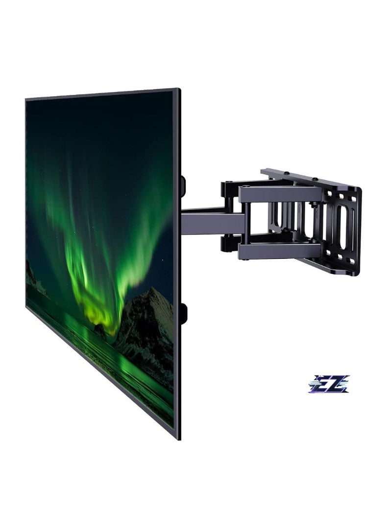 ELTRAZONE Full Motion TV Wall Mount, Articulating Swivel Extension Arm, Fits 37-75" TVs Up to 132lbs, Max VESA 600x400mm, Heavy Duty TV Mount for Home & Office (EBLF7)  - Image 1