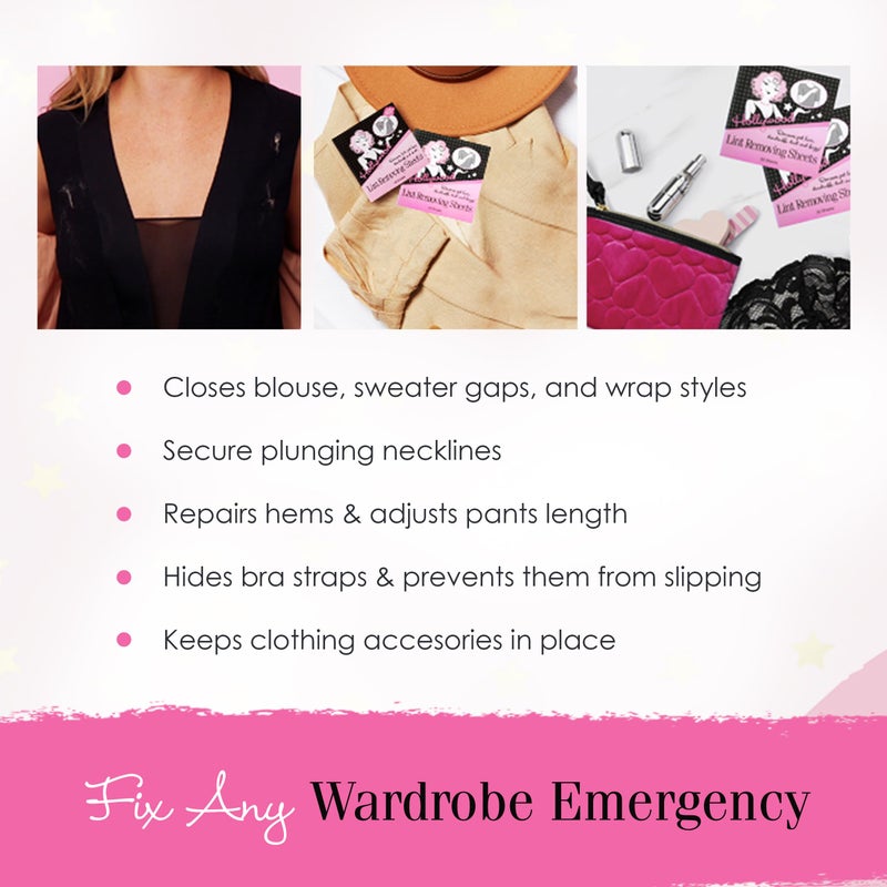 Hollywood Fashion Secrets Medical Quality Double-Stick Apparel Tape, 3 tins x 36 Strips Value Pack - Image 4