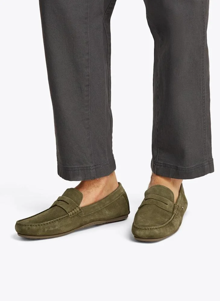 TOMMY HILFIGER CASUAL SUEDE DRIVER SHOES