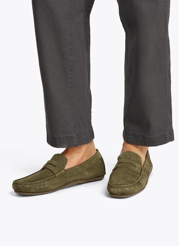 TOMMY HILFIGER - CASUAL SUEDE DRIVER SHOES - Image 1