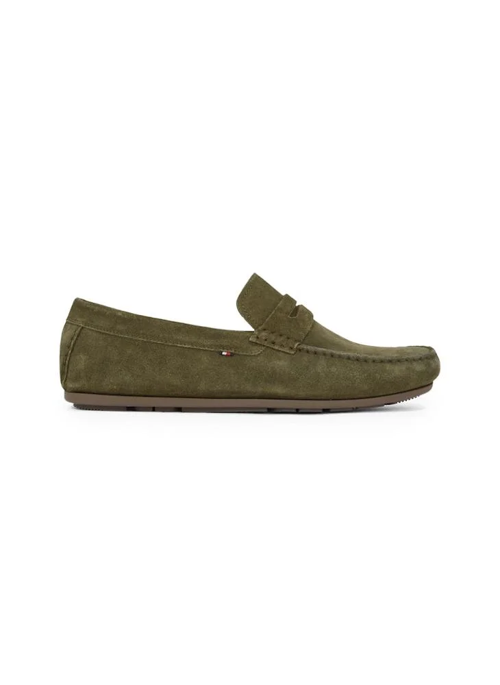 تومي هيلفيغر CASUAL SUEDE DRIVER SHOES
