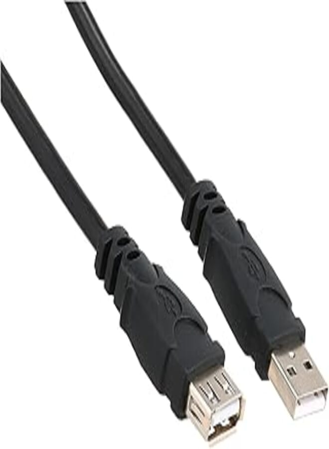 E-Train Dc001 USB 2.0 A Male To A Female Cable, Black