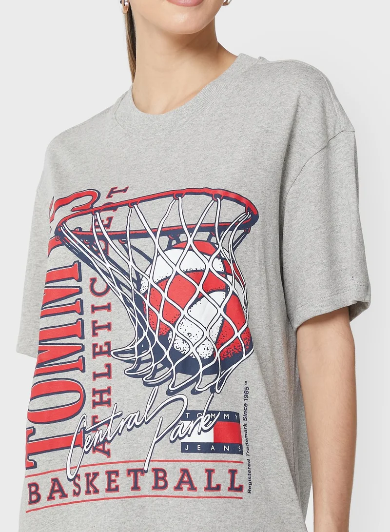 TOMMY JEANS Oversized Graphic T-Shirt