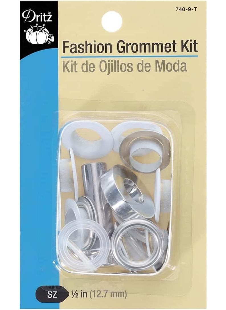 Dritz Dritz 7409T Fashion Grommet Kit with Tools White 12Inch 8Sets  - Image 1