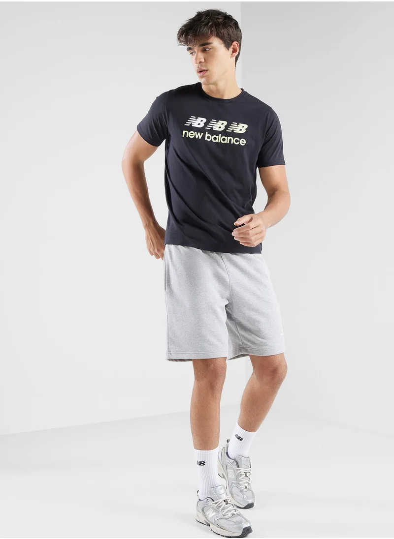 New Balance Heathertech Graphic T-Shirt