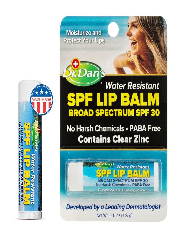 Dr. Dans Dr. Dan's Mineral Based SPF 30 Lip Balm -1 Pack - Image 1