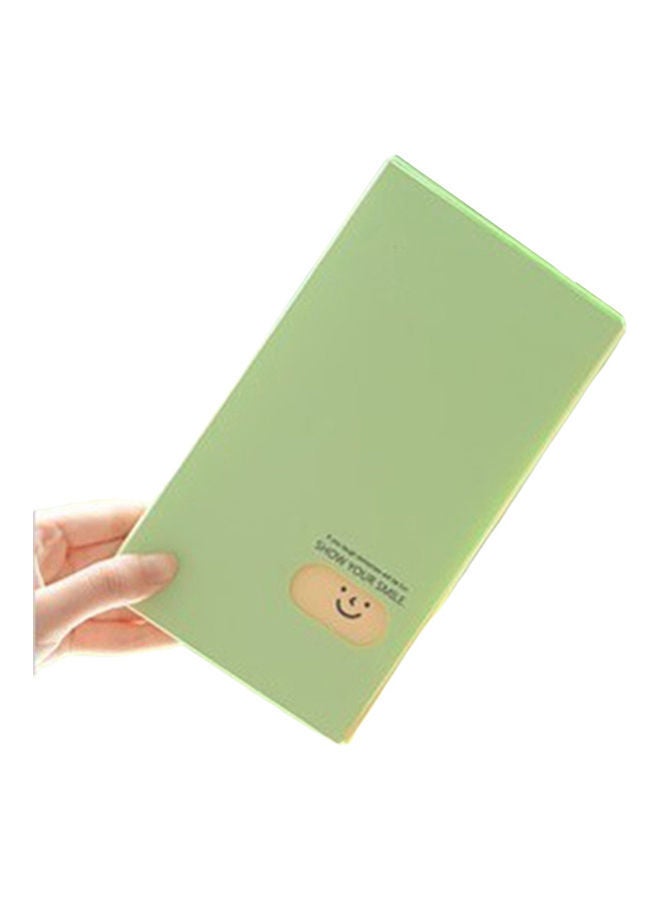 نيبمينينت ألبوم منظم لبطاقات العمل وبطاقات الهوية بتصميم محمول مزود ب 120 جيبا أخضر