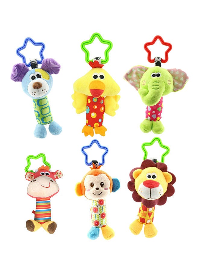 NIBEMINENT 6-Piece Stroller Rattle Crib Toy Set 6pcs - Image 1