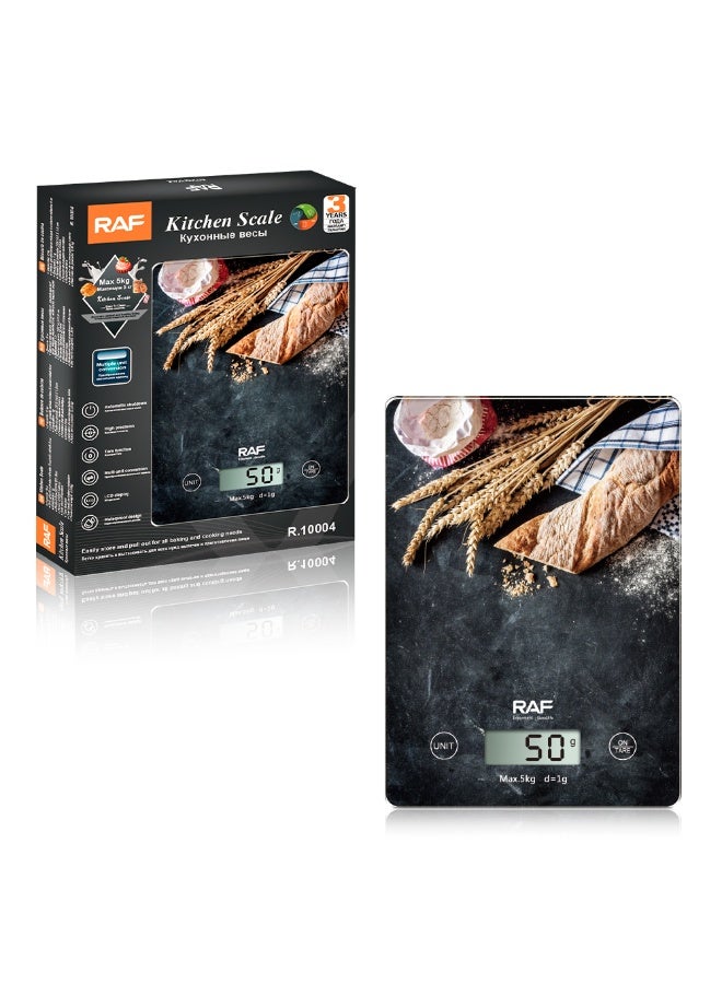 آر إيه أف ميزان مطبخ رقمي من RAF - سعة 5 كجم، دقة 1 جرام، شاشة LCD، وظيفة الوزن الصافي وتحويل الوحدات - Image 5