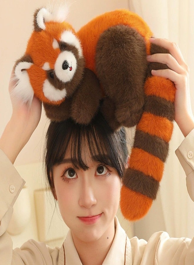 Ditucu Weighted Red Panda Stuffed Animals 0.8 lbs 11.8 inch Cute Plush Toys Soft Plushies Gifts for Kids - Image 4