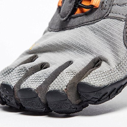 Vibram Men's FiveFingers Trek Ascent Shoe, Grey/Black/Orange, 42 EU / 9-9.5 US - Image 5
